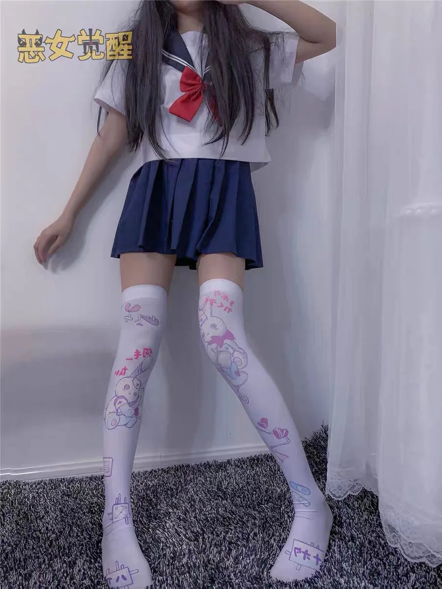 Annie Anime Cosplay Silk Stockings